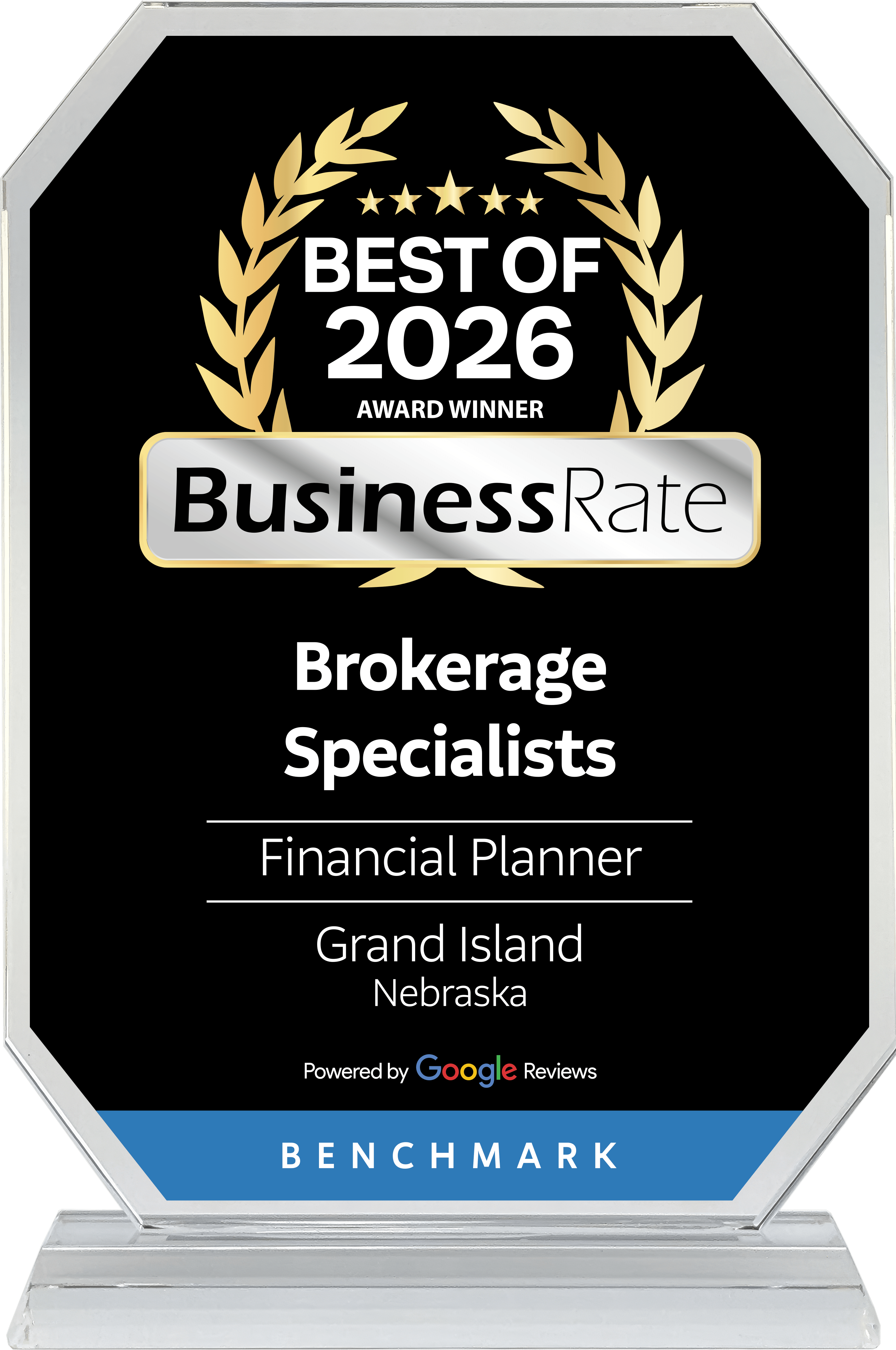 Business Rate 2025 Crystal Award